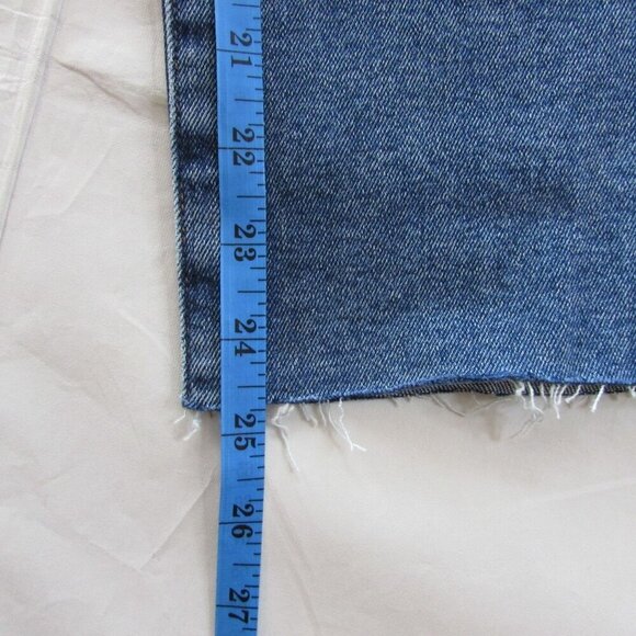 J. Crew Women's Size 25 Essential Straight Raw Hem Jeans - Picture 8 of 9